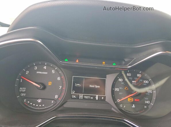 KL79MSSL1PB179983 2023 CHEVROLET TRAILBLAZER White Instrument cluster view