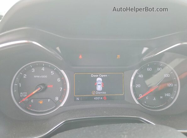KL79MSSL2MB161097 2021 CHEVROLET TRAILBLAZER White Вид щитка приладів