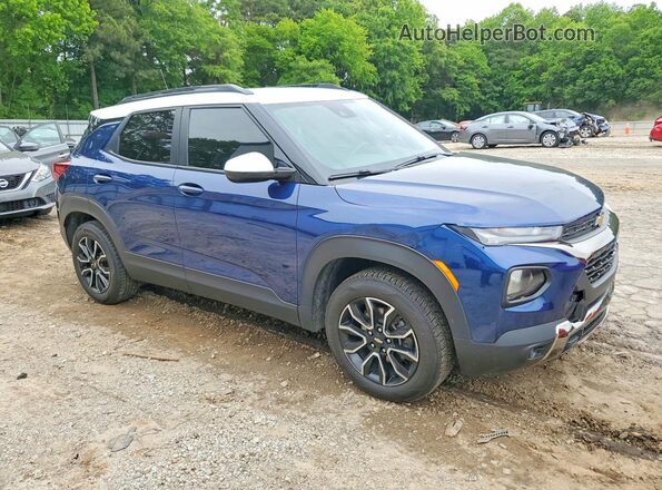 KL79MSSL2NB058635 2022 CHEVROLET TRAILBLAZER Blue 