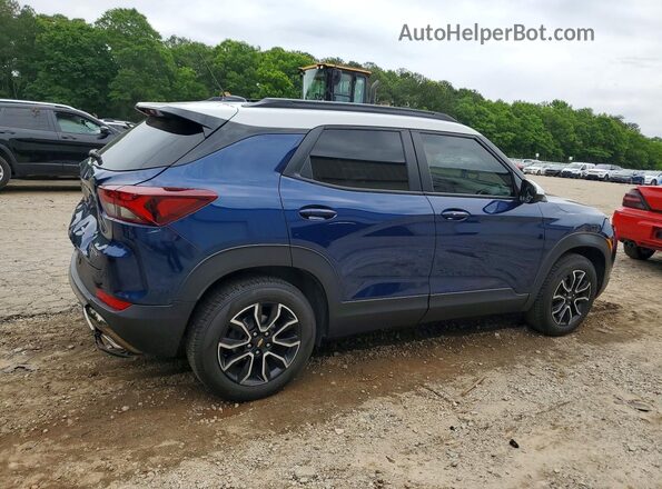 KL79MSSL2NB058635 2022 CHEVROLET TRAILBLAZER Blue 