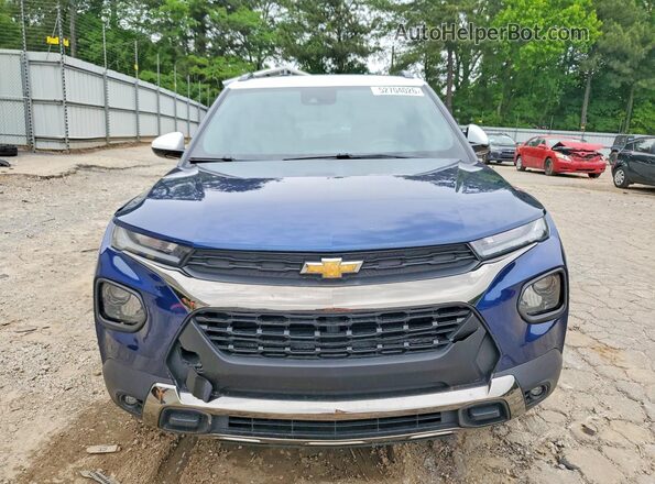 KL79MSSL2NB058635 2022 CHEVROLET TRAILBLAZER Blue 