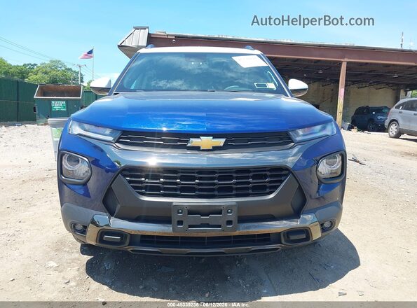 KL79MSSL7PB136409 2023 CHEVROLET TRAILBLAZER Blue Սարքավորումների վահանակի տեսք