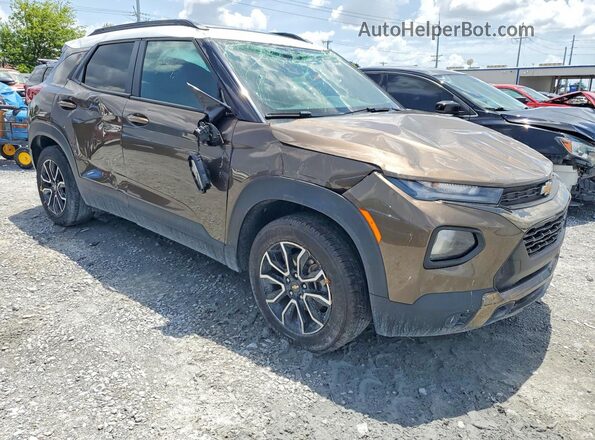 KL79MSSL8MB124748 2021 CHEVROLET TRAILBLAZER Brown წინა მარჯვენა