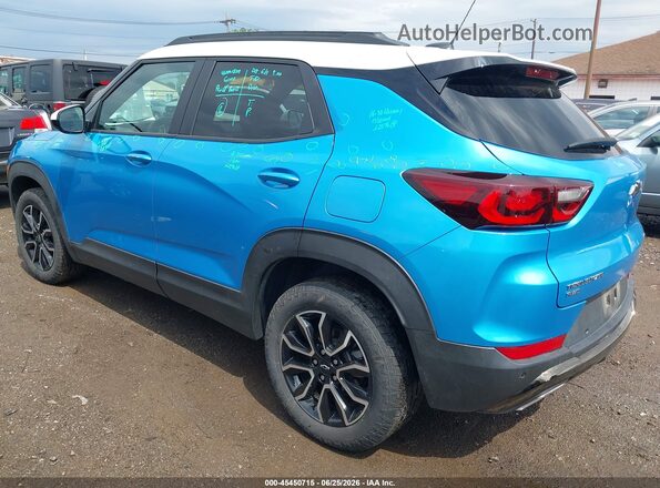 KL79MSSL8SB150974 2025 CHEVROLET TRAILBLAZER Blue Trasero izquierdo