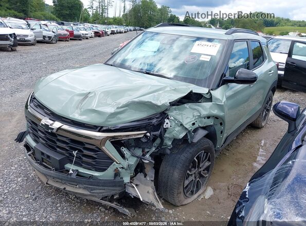 KL79MSSLXTB011334 2026 CHEVROLET TRAILBLAZER Зеленый Передняя левая четверть