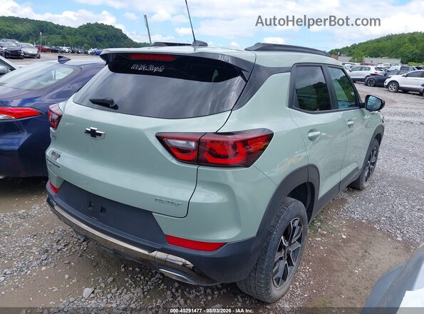 KL79MSSLXTB011334 2026 CHEVROLET TRAILBLAZER Зеленый Задняя правая четверть