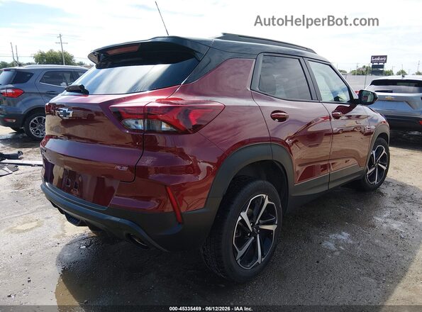 KL79MTSL0PB117397 2023 CHEVROLET TRAILBLAZER Красный Задняя правая четверть