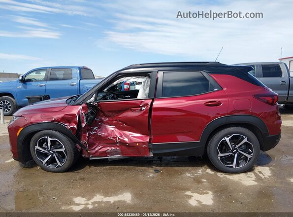 KL79MTSL0PB117397 2023 CHEVROLET TRAILBLAZER Красный Панорамный вид салона 360°