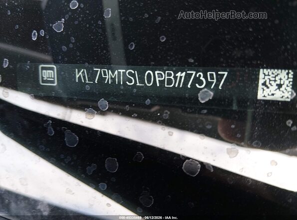 KL79MTSL0PB117397 2023 CHEVROLET TRAILBLAZER Красный Вид подкапотного пространства