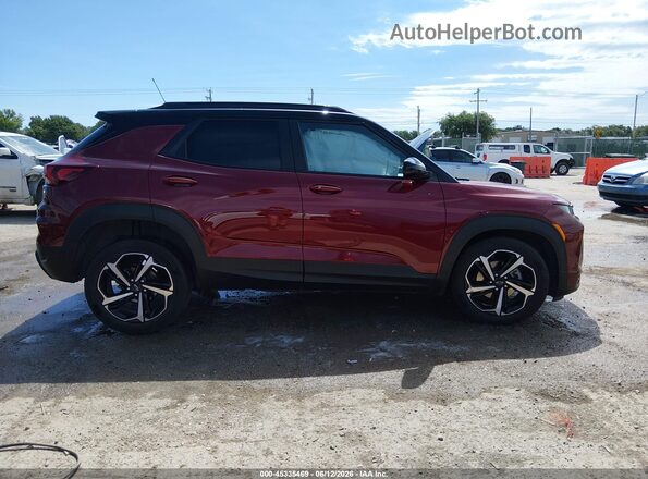 KL79MTSL0PB117397 2023 CHEVROLET TRAILBLAZER Красный Вид задней части салона