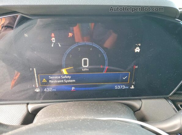 KL79MTSL0SB141739 2025 CHEVROLET TRAILBLAZER White Vista del cuadro de instrumentos
