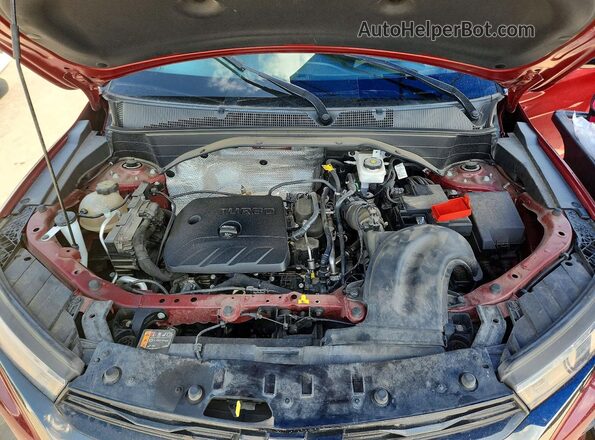 KL79MTSL2NB110108 2022 CHEVROLET TRAILBLAZER Red Widok komory silnika