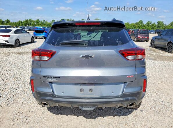 KL79MTSL3MB181560 2021 CHEVROLET TRAILBLAZER Gray უკანა ხედი