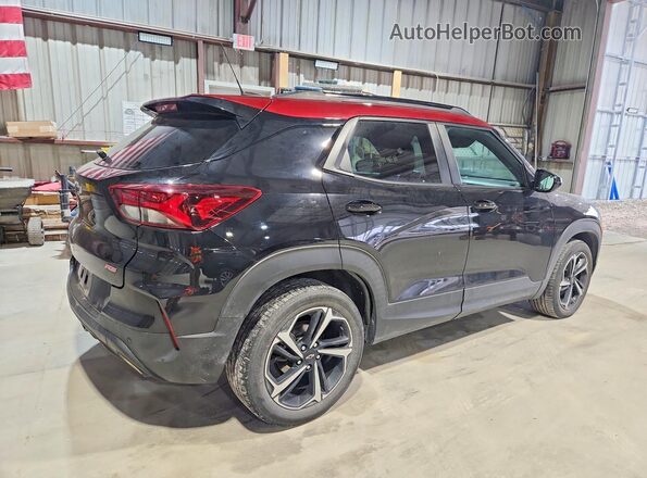 KL79MTSL3NB139374 2022 CHEVROLET TRAILBLAZER Black Rear right