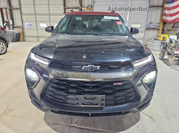 KL79MTSL3NB139374 2022 CHEVROLET TRAILBLAZER Black Front view