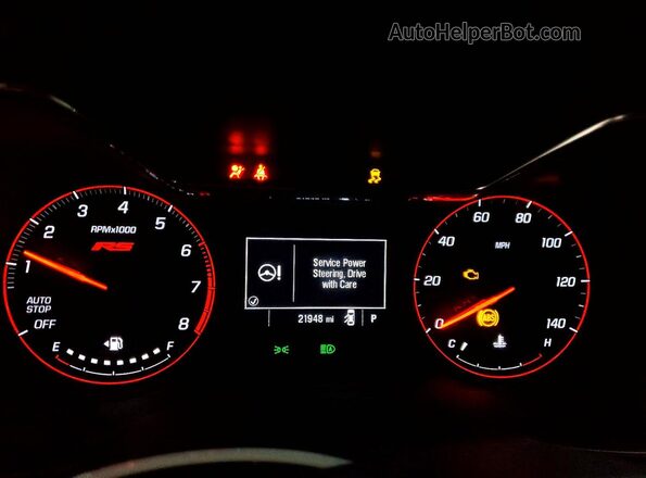KL79MTSL3PB217381 2023 CHEVROLET TRAILBLAZER Red Вид щитка приладів