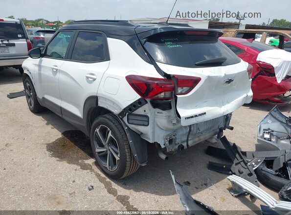 KL79MTSL4MB013247 2021 CHEVROLET TRAILBLAZER White Задня ліва чверть