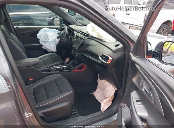 KL79MTSL4MB092614 2021 CHEVROLET TRAILBLAZER Gray Vista interior delantera