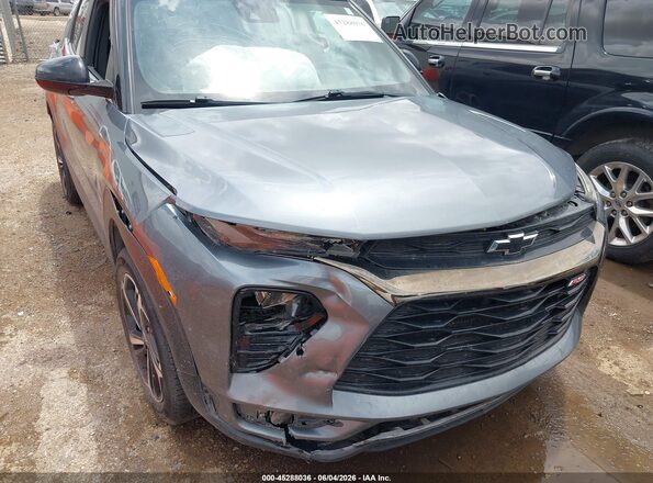 KL79MTSL4MB092614 2021 CHEVROLET TRAILBLAZER Gray Vista frontal