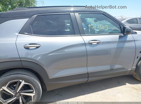 KL79MTSL4MB165268 2021 CHEVROLET TRAILBLAZER Gray Vista interior de 360 grados