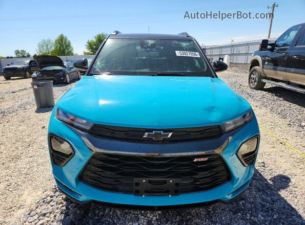 KL79MTSL4NB075264 2022 CHEVROLET TRAILBLAZER Blue Դիմացի տեսք
