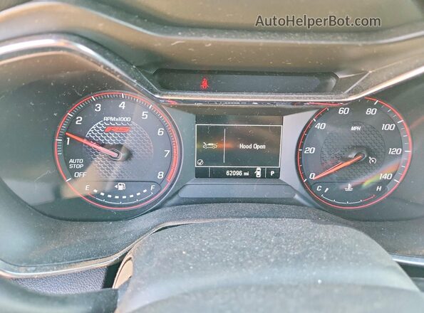 KL79MTSL4NB075264 2022 CHEVROLET TRAILBLAZER Blue Սարքավորումների վահանակի տեսք