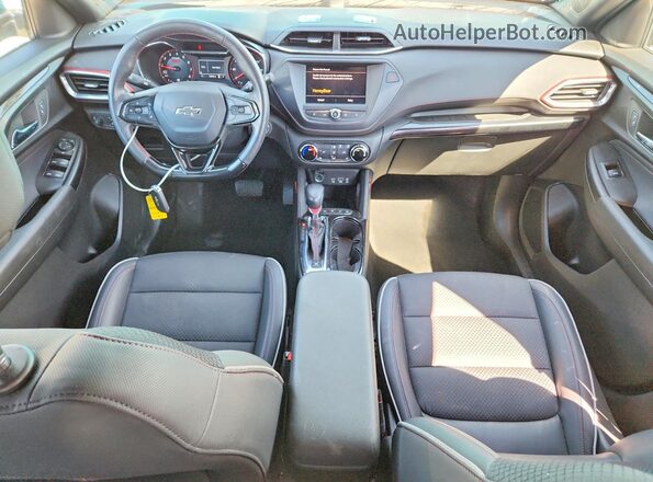 KL79MTSL4NB075264 2022 CHEVROLET TRAILBLAZER Blue Առջևի վահանակի տեսք