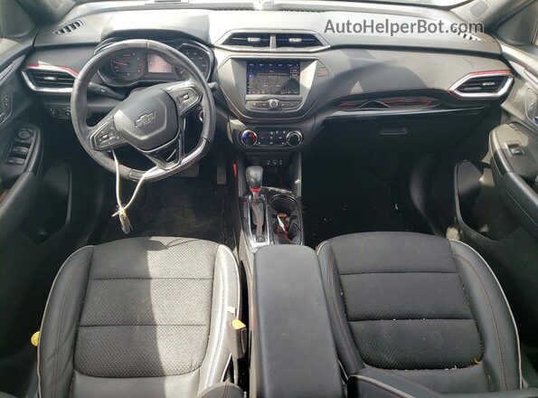 KL79MTSL4PB098935 2023 CHEVROLET TRAILBLAZER White წინა პანელის ხედი