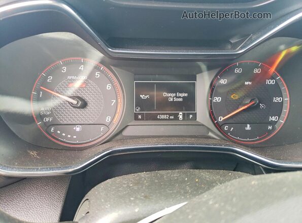 KL79MTSL4PB098935 2023 CHEVROLET TRAILBLAZER White ხელსაწყოთა პანელის ხედი
