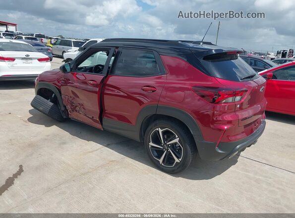 KL79MTSL4PB194922 2023 CHEVROLET TRAILBLAZER Burgundy Rear left
