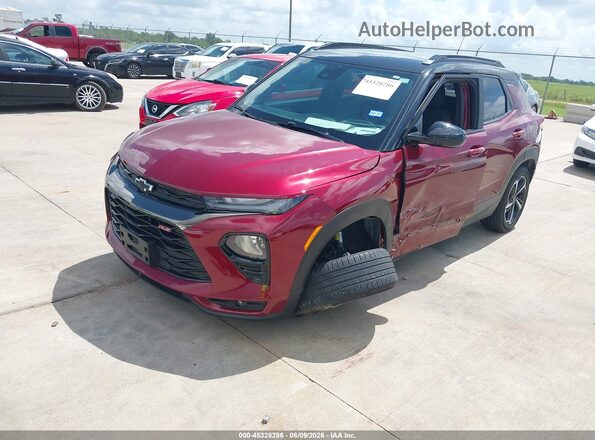 KL79MTSL4PB194922 2023 CHEVROLET TRAILBLAZER Burgundy Front left