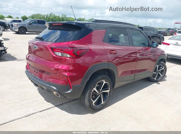 KL79MTSL4PB194922 2023 CHEVROLET TRAILBLAZER Burgundy Rear right