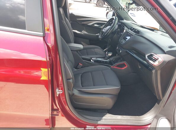 KL79MTSL4PB194922 2023 CHEVROLET TRAILBLAZER Burgundy Front interior view