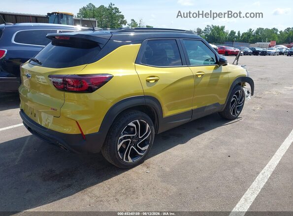 KL79MTSL4SB144885 2025 CHEVROLET TRAILBLAZER Yellow Задня права чверть