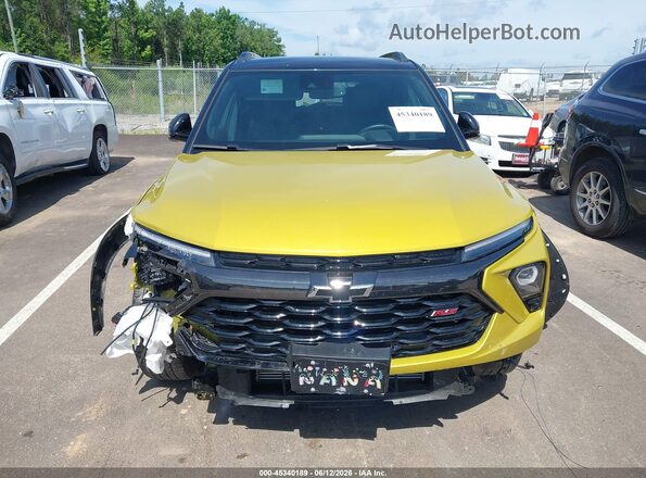 KL79MTSL4SB144885 2025 CHEVROLET TRAILBLAZER Yellow Вид задньої частини салону