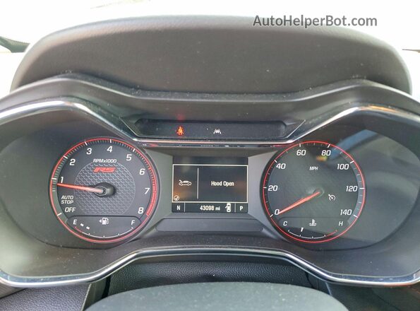 KL79MTSL5PB103706 2023 CHEVROLET TRAILBLAZER Black Vista del cuadro de instrumentos
