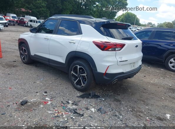 KL79MTSL6MB018479 2021 CHEVROLET TRAILBLAZER RS FWD White Հետևի ձախ