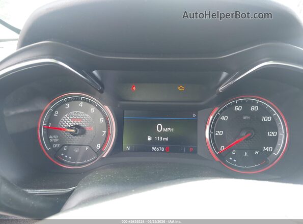 KL79MTSL6MB018479 2021 CHEVROLET TRAILBLAZER RS FWD White Հետևի նստատեղերի տեսք