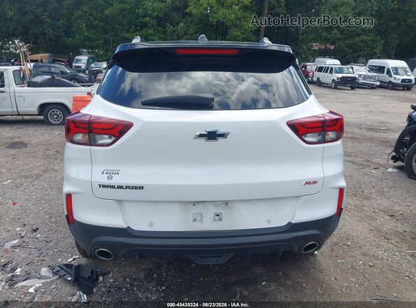 KL79MTSL6MB018479 2021 CHEVROLET TRAILBLAZER RS FWD White 