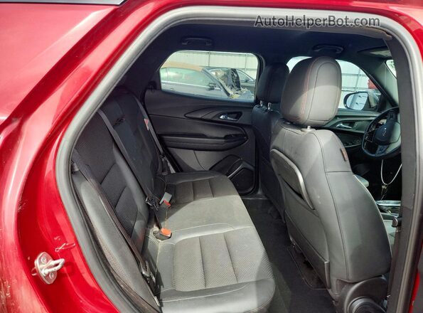 KL79MTSL6MB040353 2021 CHEVROLET TRAILBLAZER Red უკანა სალონის ხედი
