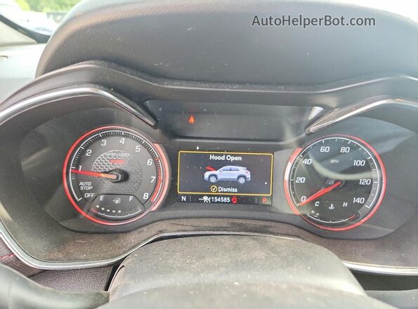 KL79MTSL6MB040353 2021 CHEVROLET TRAILBLAZER Red ხელსაწყოთა პანელის ხედი