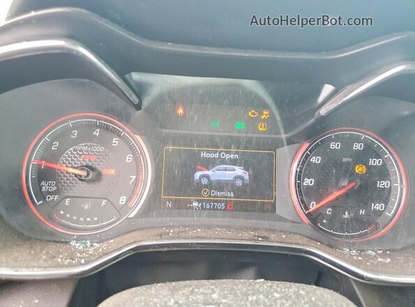 KL79MTSL6MB041177 2021 CHEVROLET TRAILBLAZER White Սարքավորումների վահանակի տեսք