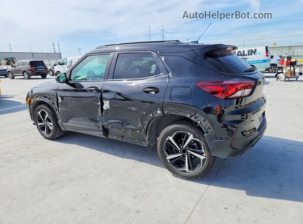 KL79MTSL6NB070129 2022 CHEVROLET TRAILBLAZER Black Rear left