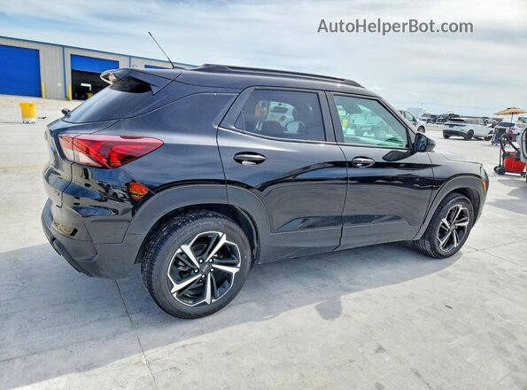 KL79MTSL6NB070129 2022 CHEVROLET TRAILBLAZER Black Rear right