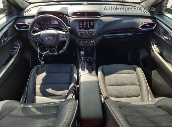 KL79MTSL6NB070129 2022 CHEVROLET TRAILBLAZER Black Dashboard view