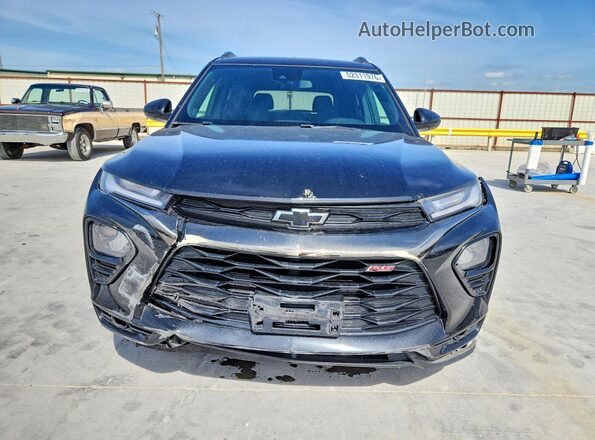 KL79MTSL6NB070129 2022 CHEVROLET TRAILBLAZER Black Front view