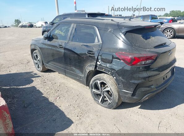 KL79MTSL6NB111889 2022 CHEVROLET TRAILBLAZER Black უკანა მარცხენა