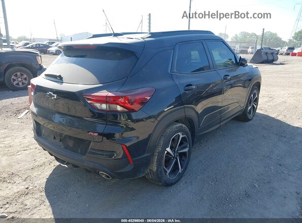 KL79MTSL6NB111889 2022 CHEVROLET TRAILBLAZER Black უკანა მარჯვენა