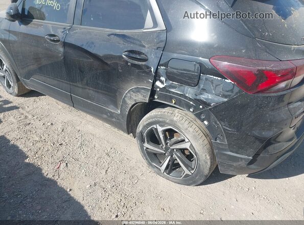 KL79MTSL6NB111889 2022 CHEVROLET TRAILBLAZER Black წინა ხედი