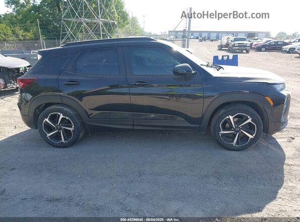 KL79MTSL6NB111889 2022 CHEVROLET TRAILBLAZER Black უკანა სალონის ხედი
